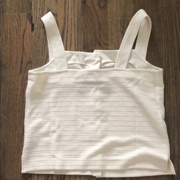 NWT J. Crew Textured button-front tank - Picture 6 of 6